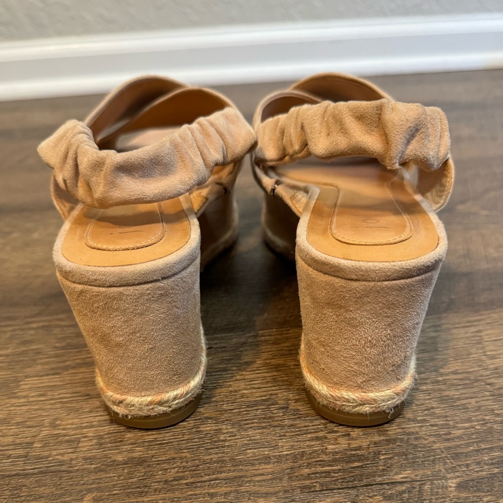 Joie Garden Platform Espadrille Wedge Sandal- Blush, Size 8.5 - Picture 5 of 12